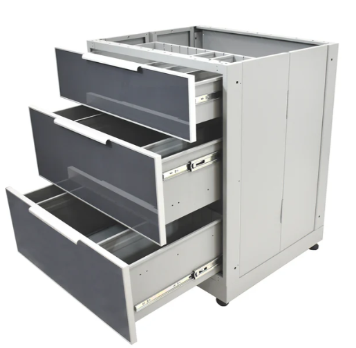 Blue Sky 30 Inch Three Drawer Outdoor Kitchen Cabinet