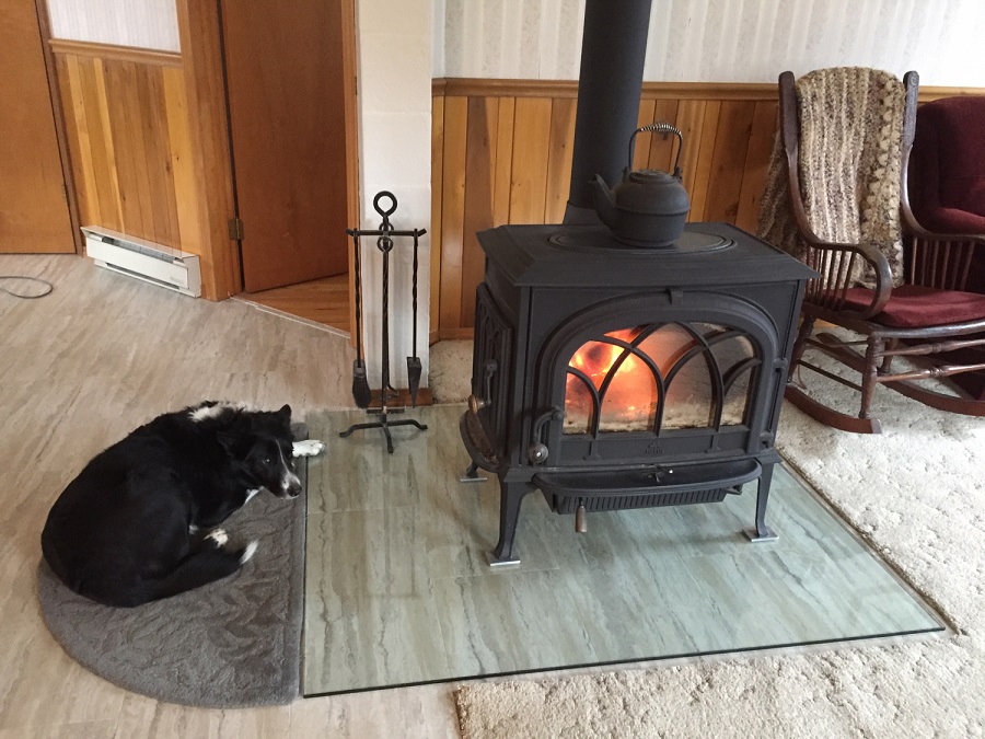 Osburn 54 x 46 3/4 Inches Tempered Glass Floor Protector