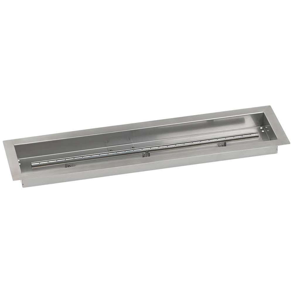 TessaRai Collection 48 Inch Linear Fire Pit - Push Button Ignition
