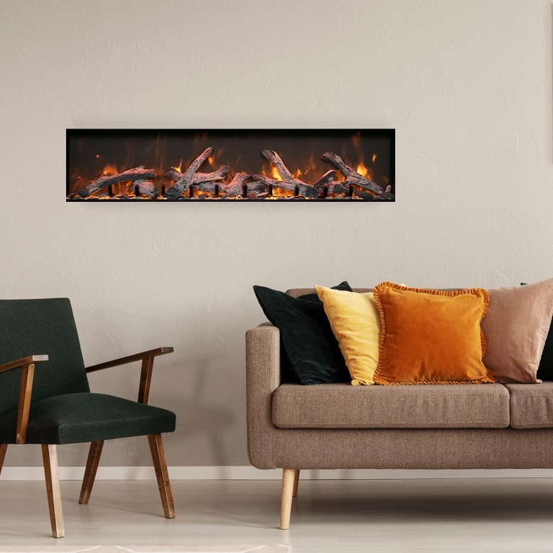 Amantii 60 Inch Panorama Extra Tall Smart Electric Fireplace