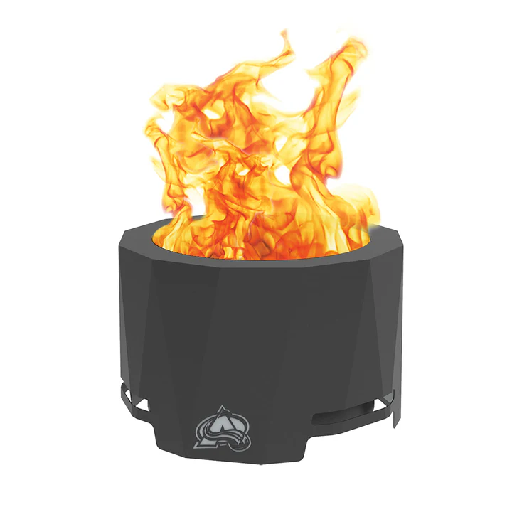 Blue Sky NHL Colorado Avalanche Smokeless Wood Burning Patio Fire Pit