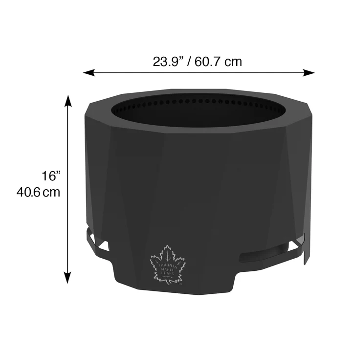 Blue Sky NHL Toronto Maple Leafs Smokeless Wood Burning Patio Fire Pit