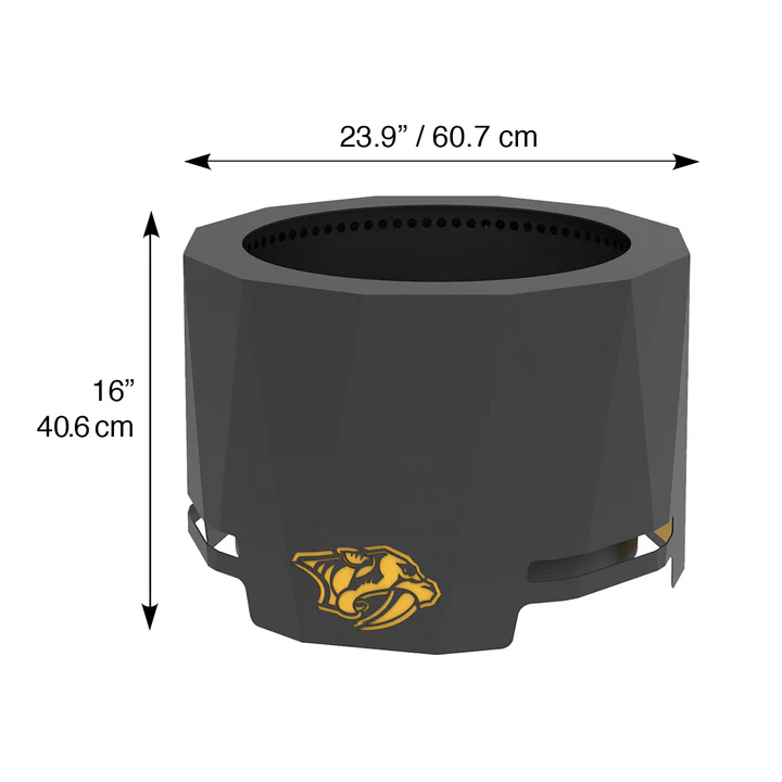 Blue Sky NHL Nashville Predators Smokeless Wood Burning Patio Fire Pit