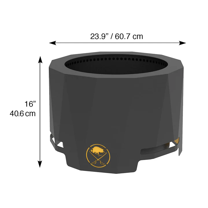 Blue Sky NHL Buffalo Sabres Smokeless Wood Burning Patio Fire Pit