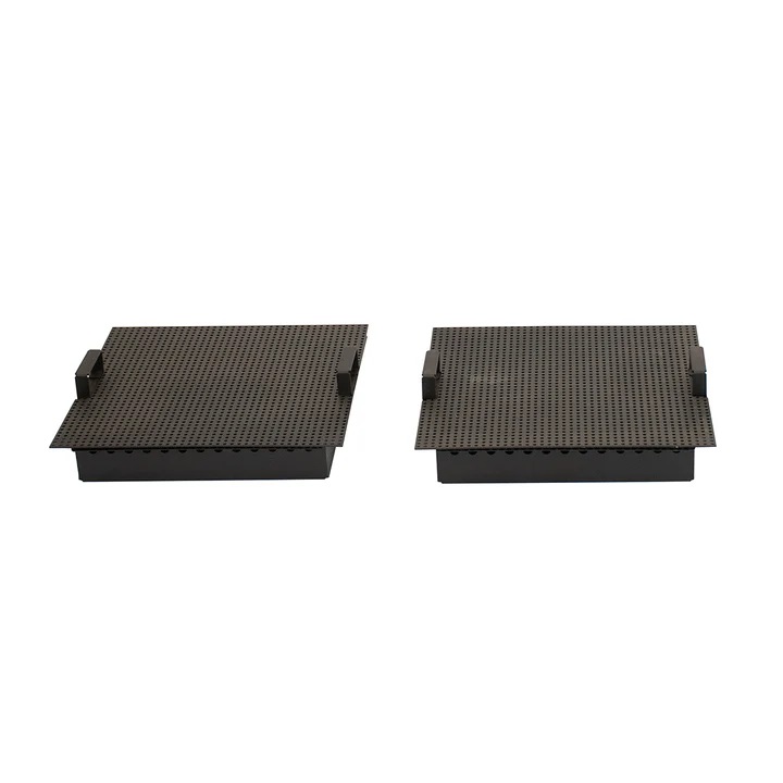 Blue Sky Outdoor Living 39 Inch Rectangular Peak Patio Dual-Fuel Smokeless Fire Pit