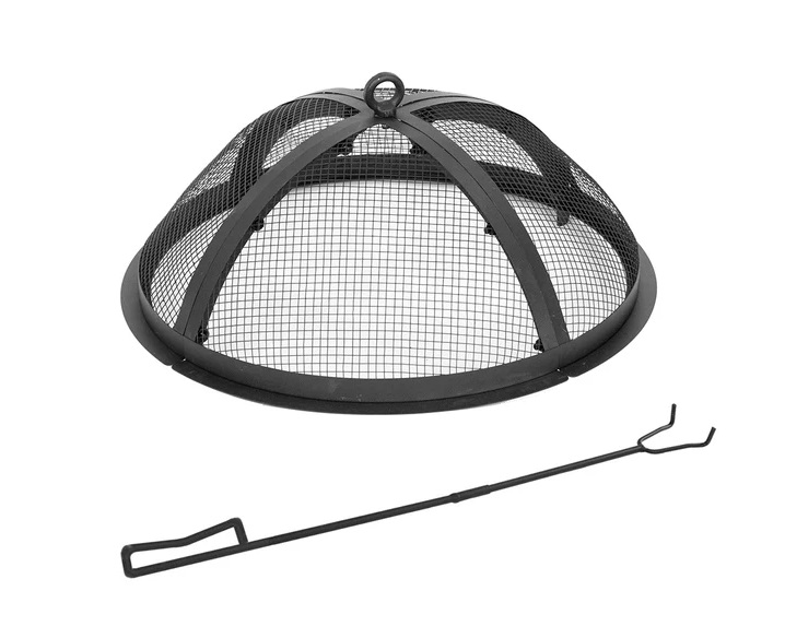 Blue Sky Outdoor Living 22 Inch Round Peak Patio Dual-Fuel Smokeless Fire Pit