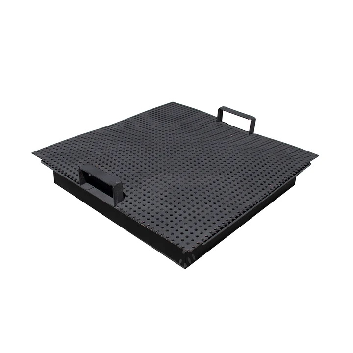 Blue Sky Outdoor Living 22 Inch Square Peak Patio Dual-Fuel Smokeless Fire Pit
