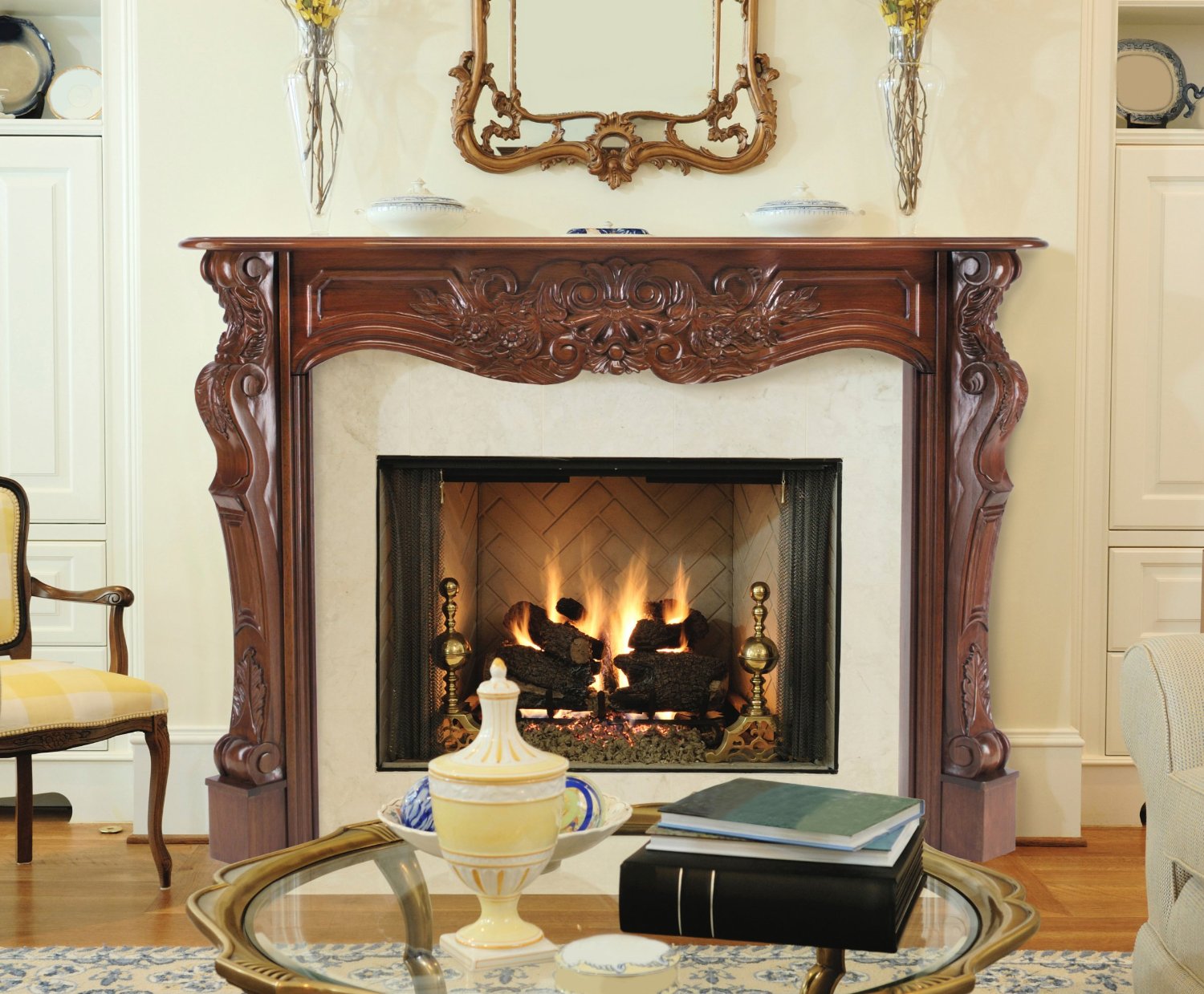 Pearl Mantels 134 Deauville Fireplace Mantel Surround