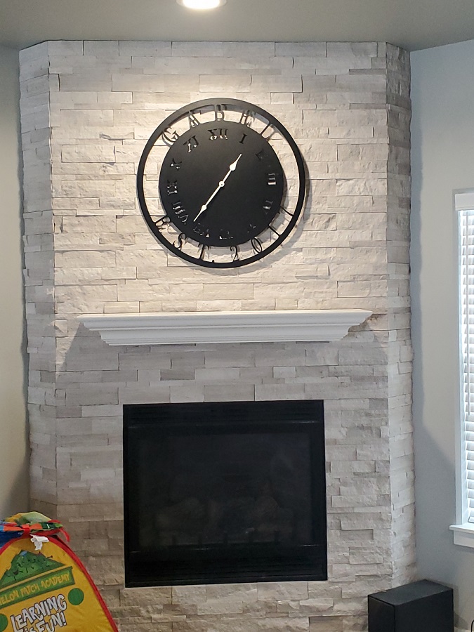 Pearl Mantels 618 Crestwood MDF Fireplace Mantel Shelf in White