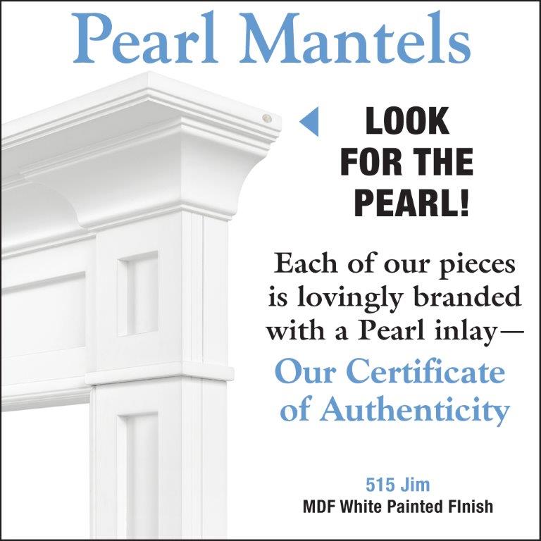 Pearl Mantels Jim 48" MDF Fireplace Mantel Surround
