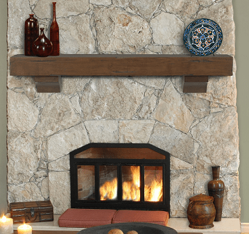 Pearl Mantels 412 Shenandoah Fireplace Mantel Shelf