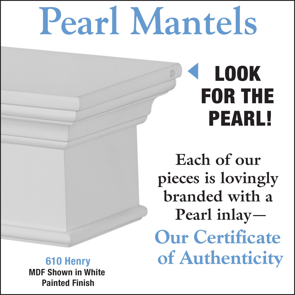 Pearl Mantels The Henry Multipurpose Mantel Shelf