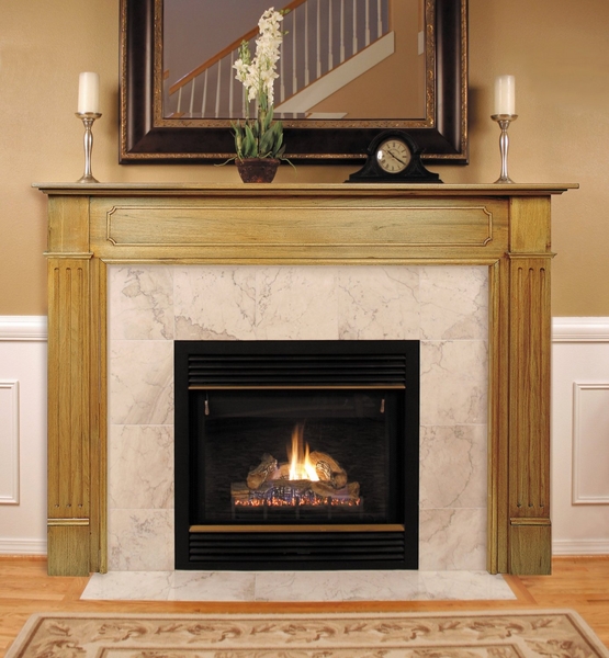 Pearl Mantels 110 Williamsburg Unfinished Fireplace Mantel Surround