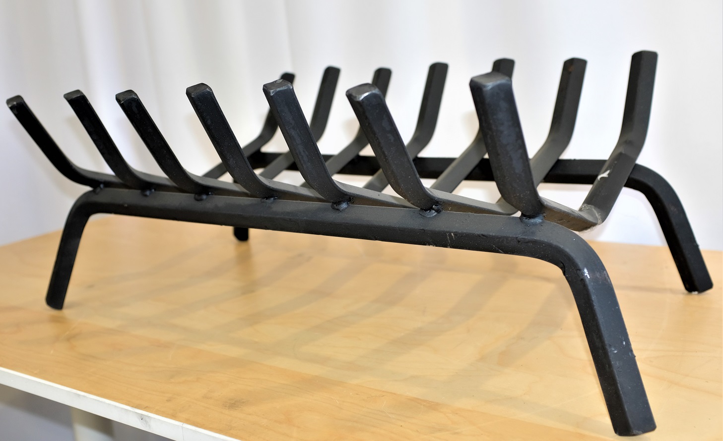 Pilgrim 24 1/2 Inch Seven Bar Rectangular Steel Fireplace Grate