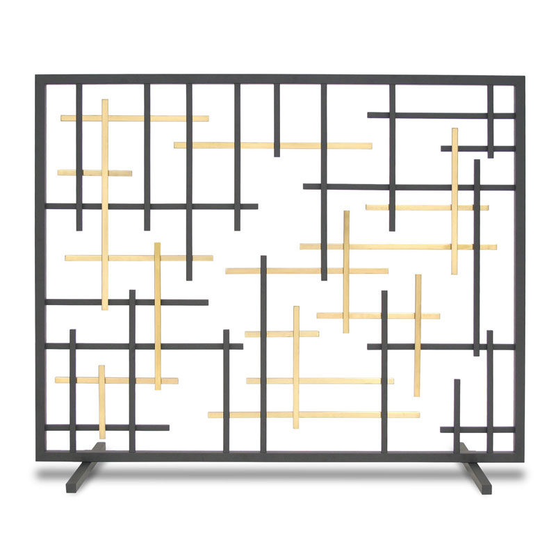 Pilgrim Contemporary Summer No Mesh Fireplace Screen