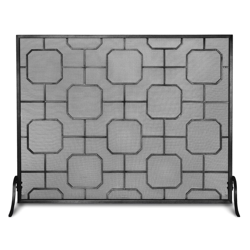 Pilgrim Single Panel Madison Fireplace Screen
