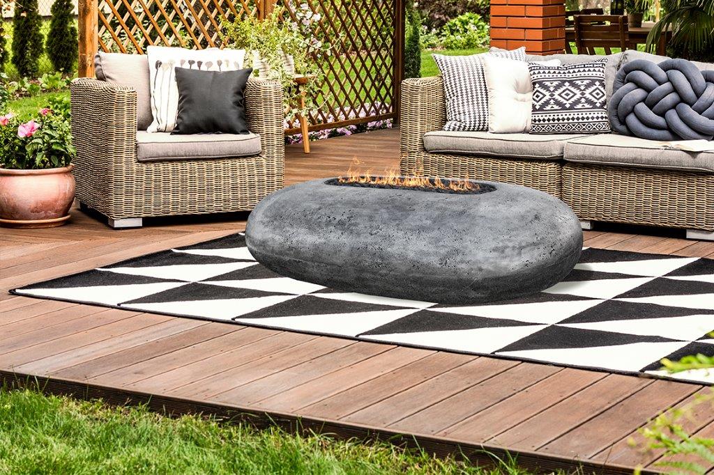 Prism Hardscapes Pebble Gas Fire Pit