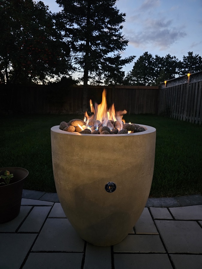 Prism Hardscapes Pentola 3 Propane Fire Pedestal