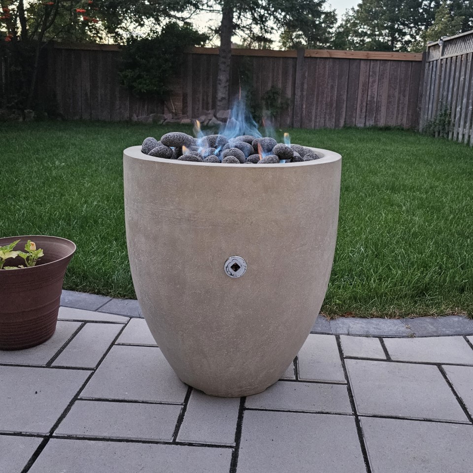 Prism Hardscapes Pentola 3 Propane Fire Pedestal