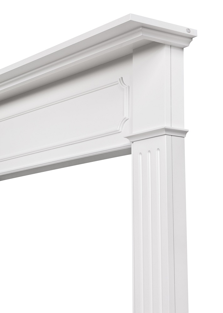 Pearl Mantels 520-48 Berkley MDF Fireplace Mantel Surround in White
