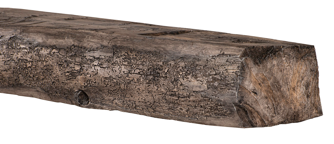 Pearl Fireplace Mantels 72 Inch Cumberland Live Edge Non-Combustible Fireplace Mantel Shelf