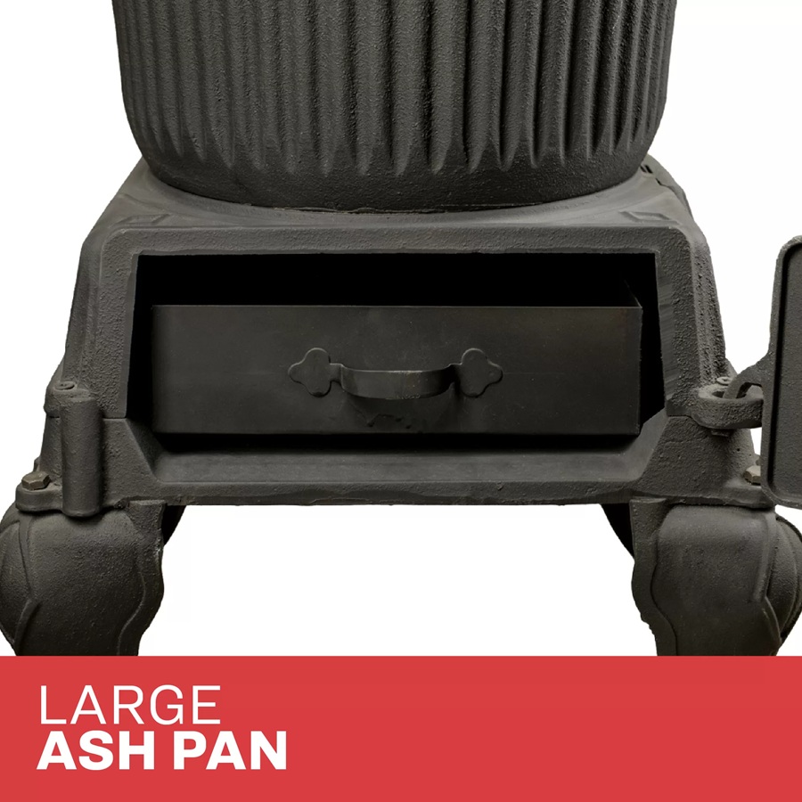 US Stove 24 Inch Rancher Cast Iron Coal Stove
