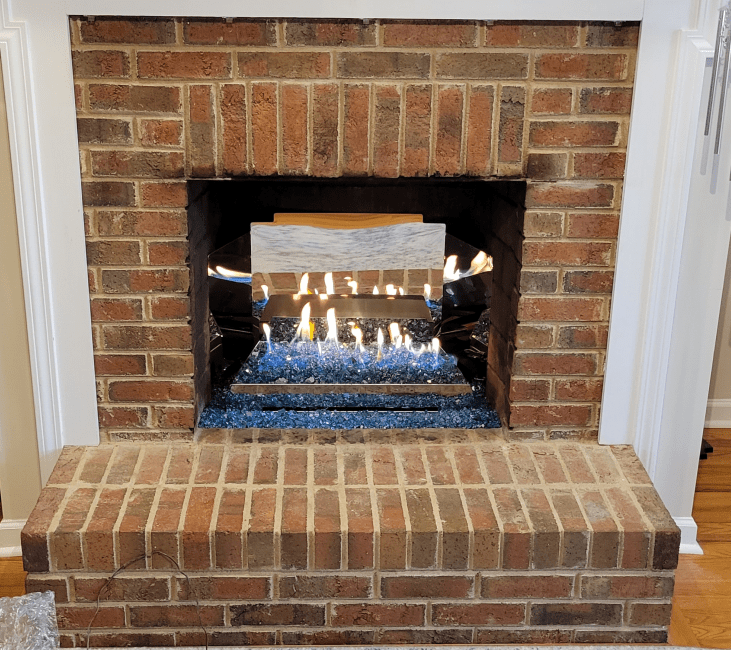 Real Fyre G21 24 Inch Vent Free Propane Fyre Glass Burner with On/Off Remote