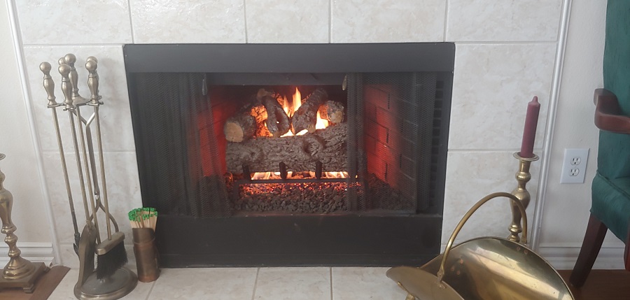 Real Fyre 18" Royal English Oak Designer Vented Natural Gas Logs Set  - Match Light