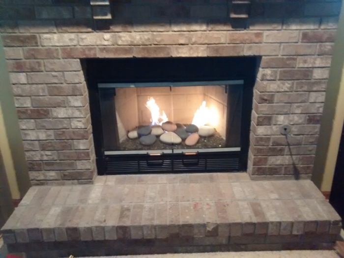 Real Fyre 18" Vented Bronze Fire Glass Set  - Match Light - Natural Gas