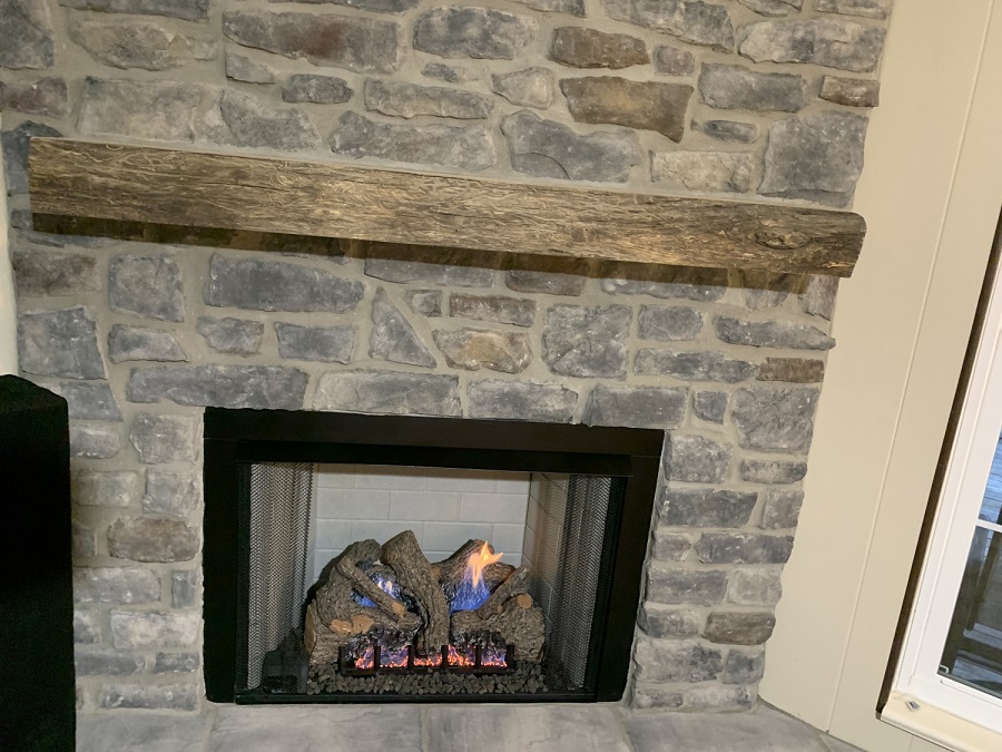 Real Fyre 24" Foothill Oak Ventless Natural Gas Log Set with Variable Remote Pilot Kit