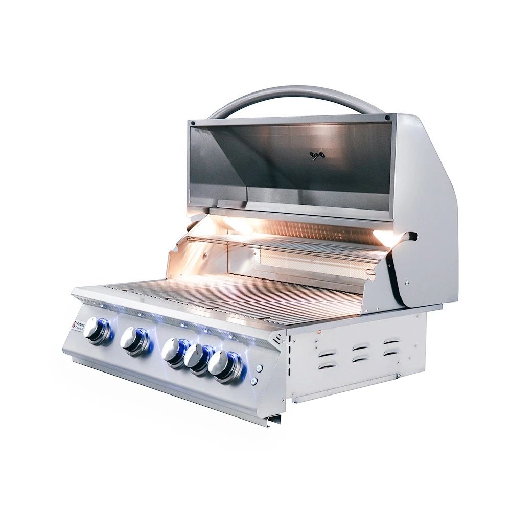 RCS 32 Inch Premier Grill with Rear Burner and Blue LED