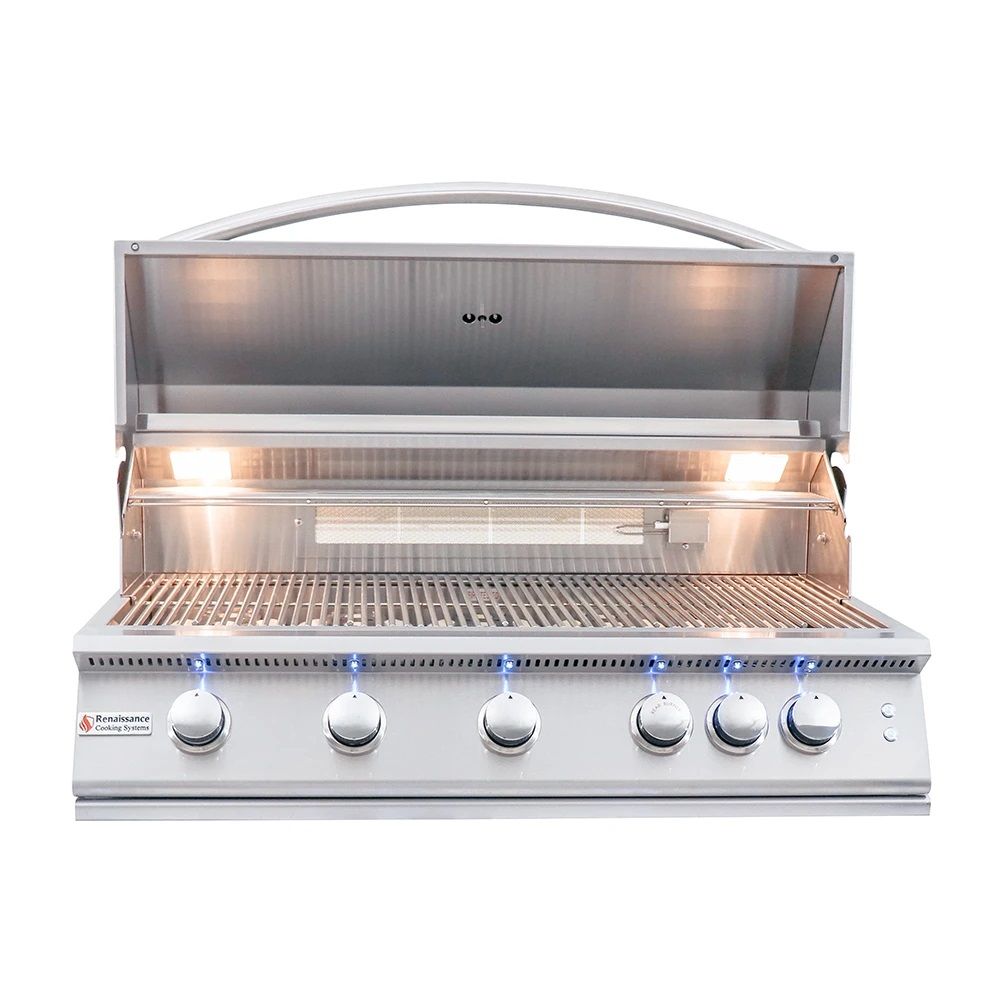 RCS 40 Inch Premier Grill with Rear Burner and Blue LED