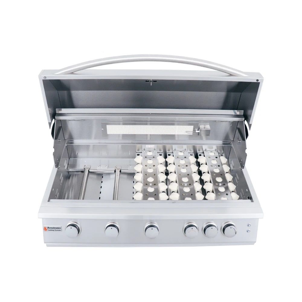RCS 40 Inch Premier Grill with Rear Burner and Blue LED