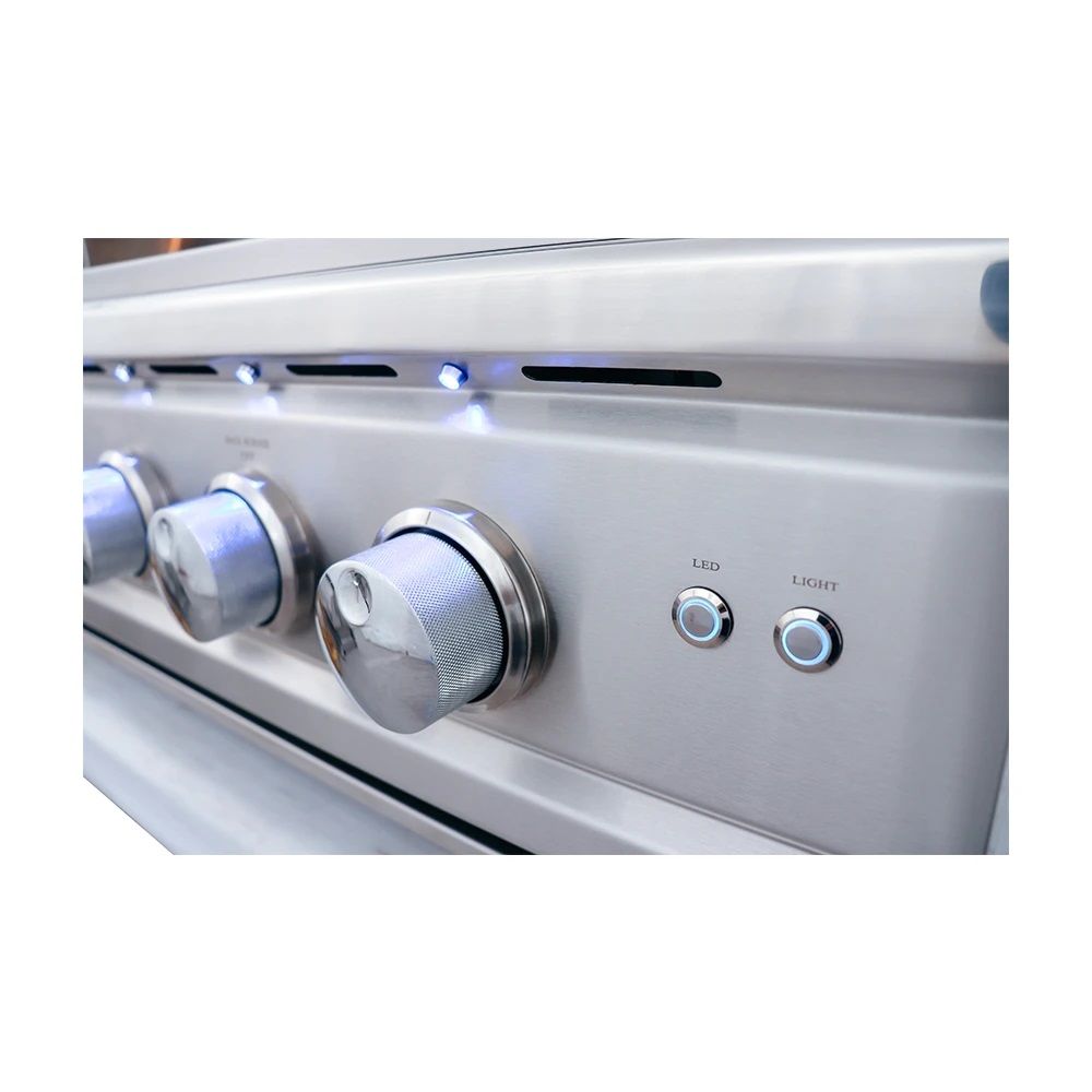RCS 38 Inch Cutlass Pro Grill with Rear Burner and Blue LED