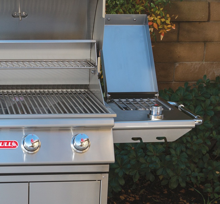 Bull Outdoors 16 Inch Sidekick Cart Side Burner for Propane Grill Heads