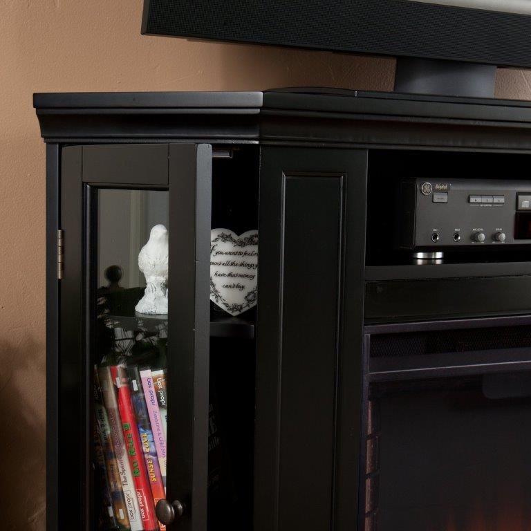 SEI 48 Inch Claremont Color Changing Conner Convertible Electric Fireplace