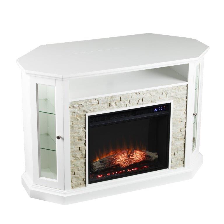 SEI 52 Inch Redden Corner Convertible Electric Fireplace