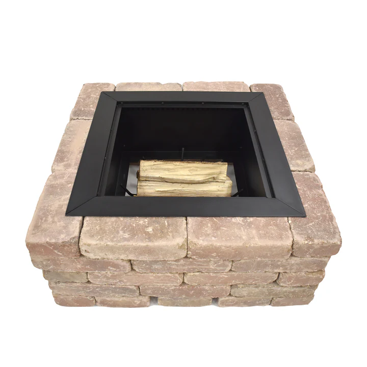 Blue Sky 28 Inch Phoenix Square Wood Burning Smokeless Fire Pit Insert