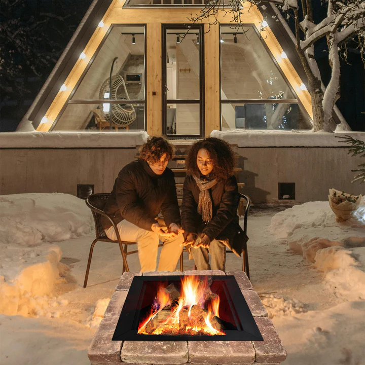 Blue Sky 28 Inch Phoenix Square Wood Burning Smokeless Fire Pit Insert