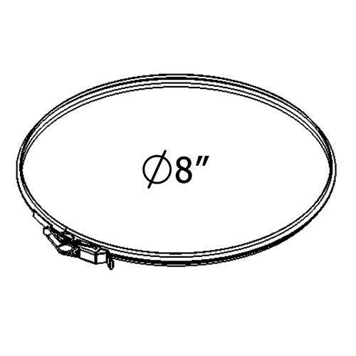 Shasta Vent All-Fuel HT Locking Chimney Band - For 6-Inch Inner Diameter Shasta Vent