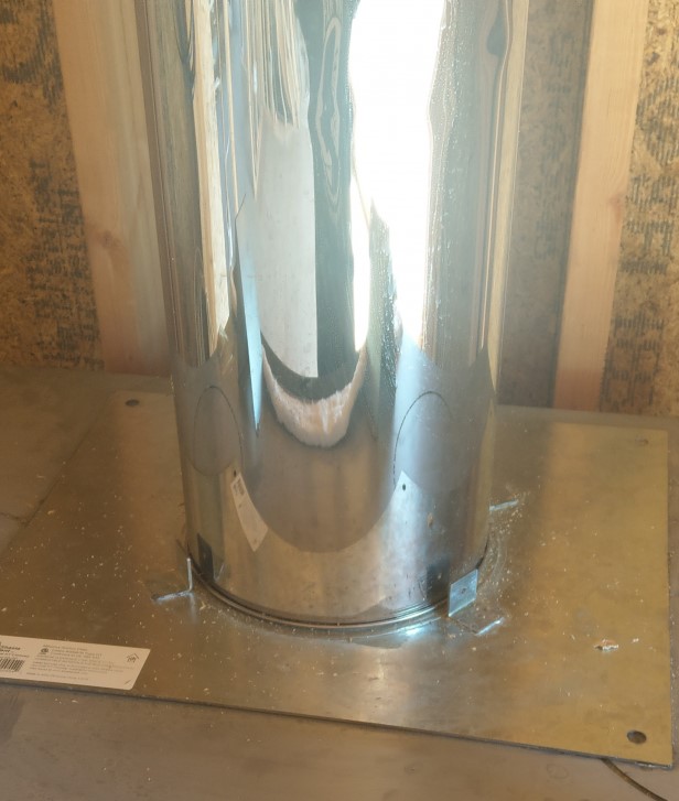 Shasta Vent All-Fuel HT 6-Inch Inner Diameter Stainless Steel Chimney Pipe Length - 48-Inch Length