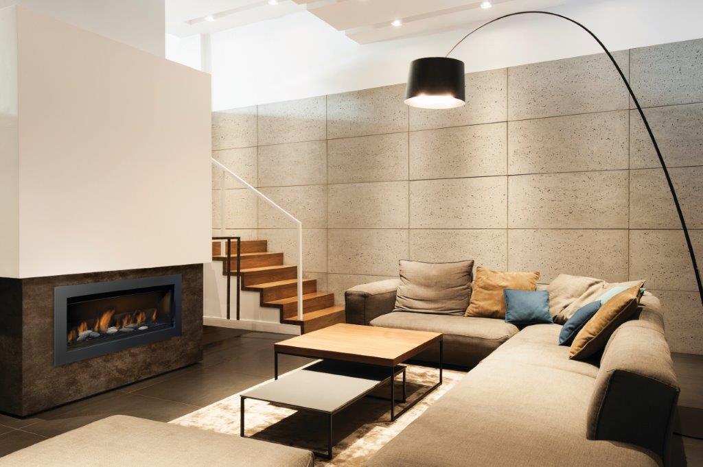 Sierra Flame 45" Bennett Series Direct Vent Linear Fireplace