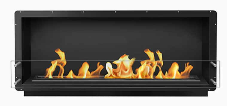 Bio Flame 60 Inch Ethanol Fireplace with 48 Inch Burner