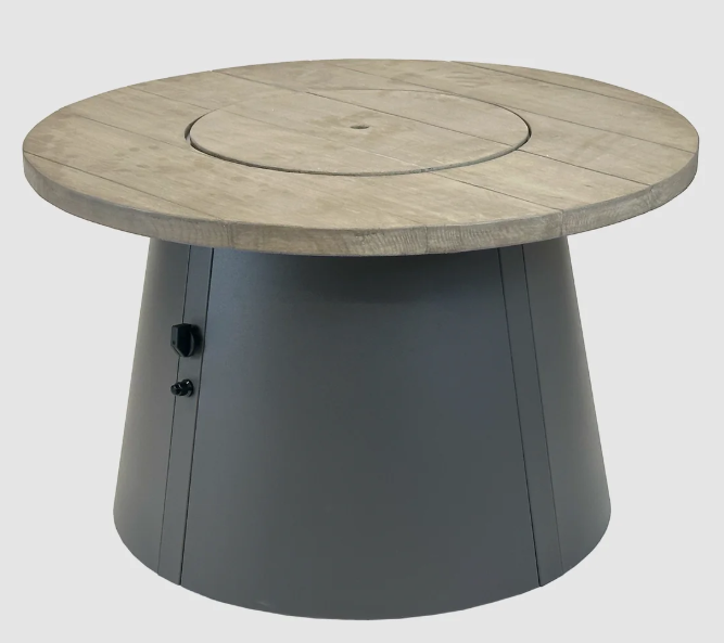 Outdoor Greatroom Company Cirvalo 42 Inch Round Gas Fire Pit Table