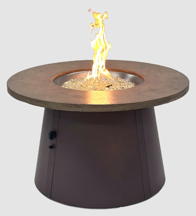 Outdoor Greatroom Company Cirvalo 48 Inch Round Gas Fire Pit Table