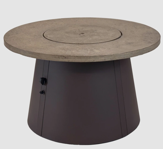 Outdoor Greatroom Company Cirvalo 48 Inch Round Gas Fire Pit Table