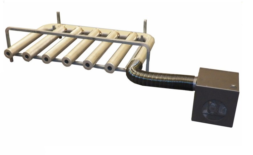 Custom Firescreen Spitfire Tube Fireplace Heater