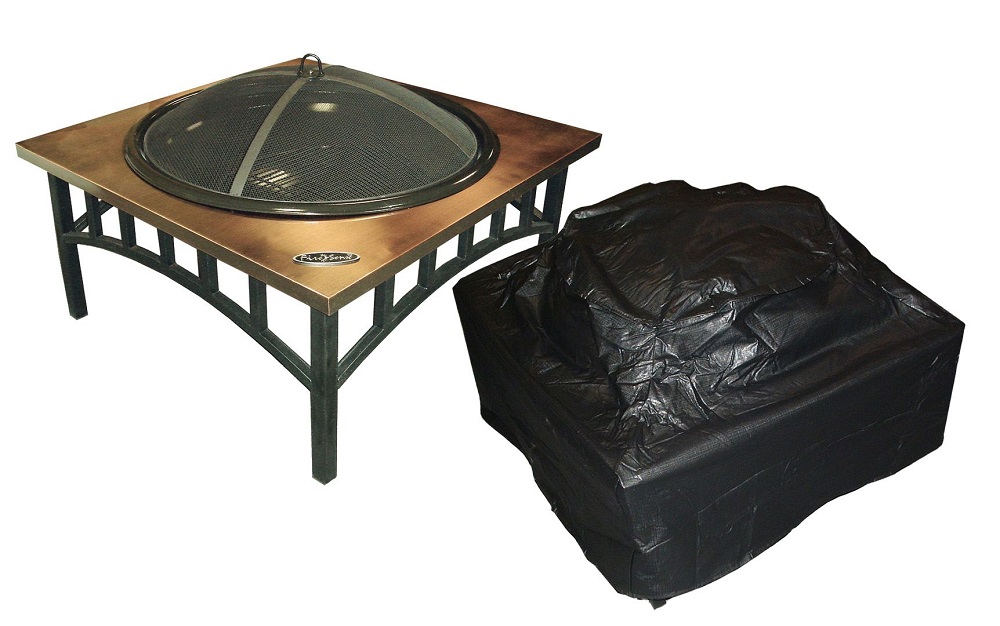 Fire Sense Outdoor Vinyl Cover for Square Fire Pits