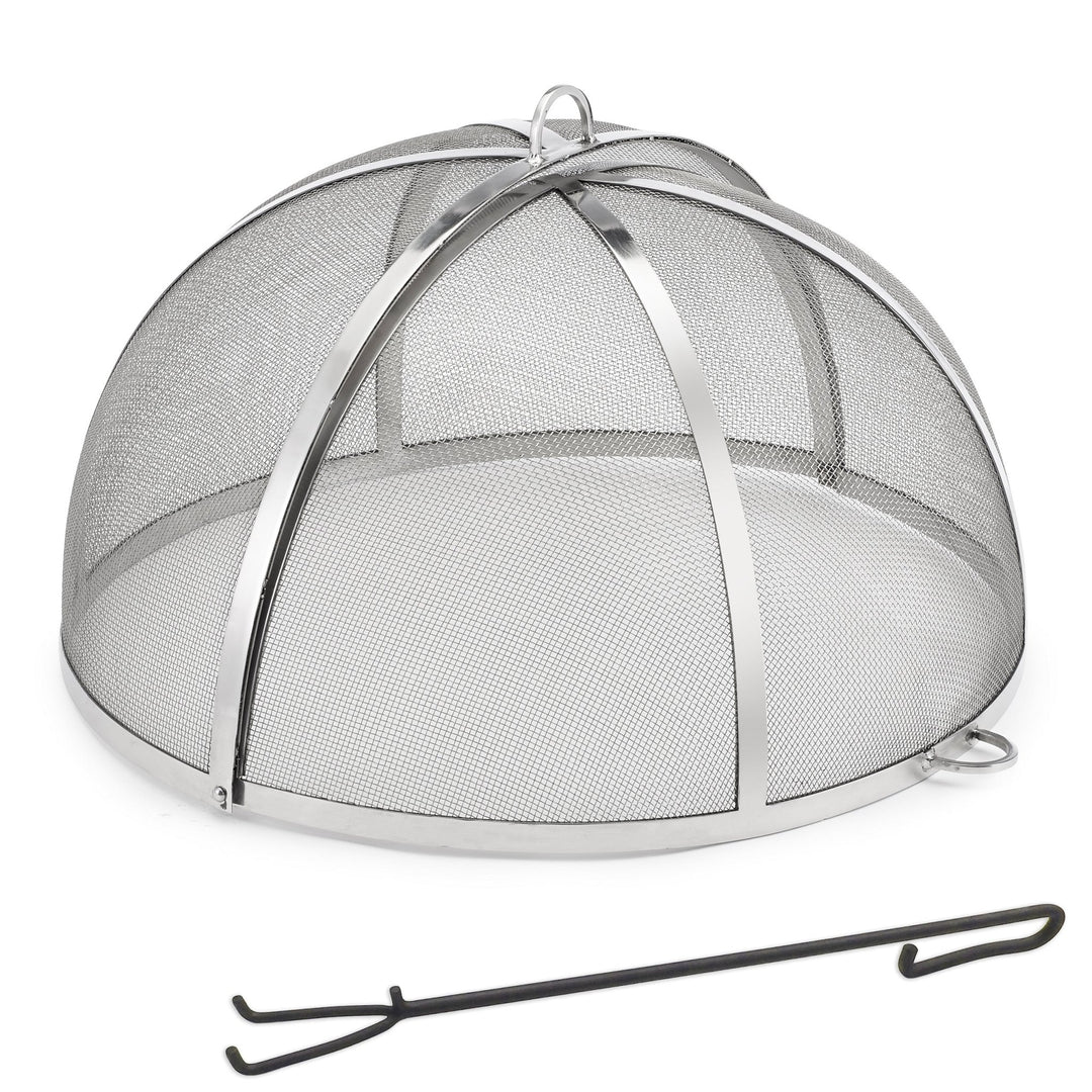 Good Directions 25 Inch Medium Spark Screen with Lifter for Fire Bowls