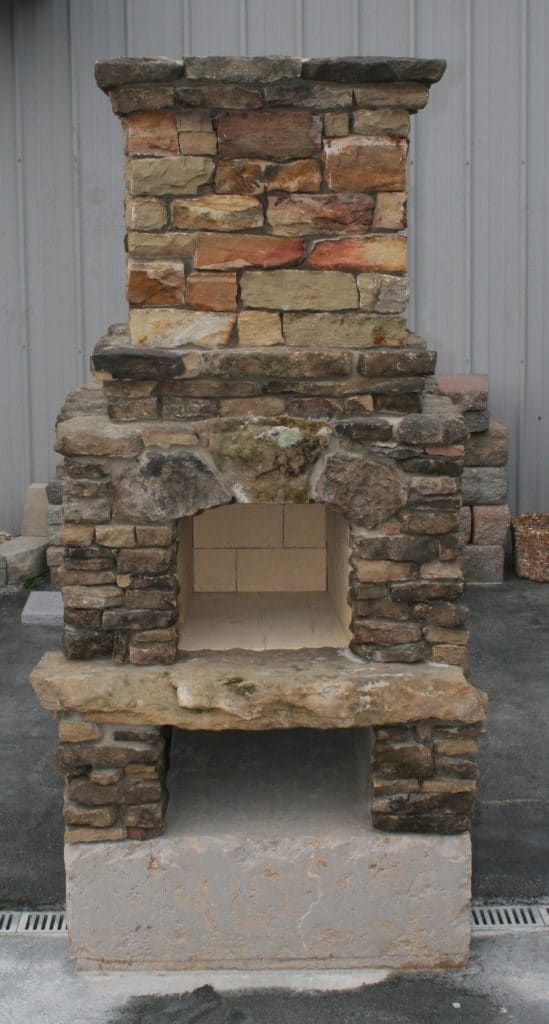 Stone Age Manufacturing 18 Inch Veranda DIY Outdoor Fireplace Kit